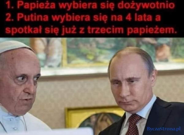Putin i papież