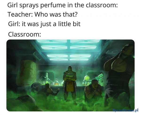 Perfumy dziewczyn w klasie 